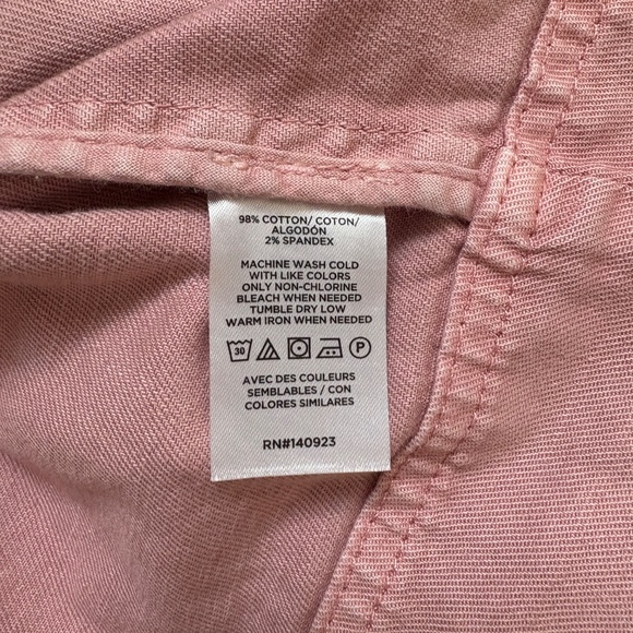 LOFT Wide-Sleeve Oversized Cropped Denim Jacket - Mauve Muse, M - NWOT - Picture 7 of 8